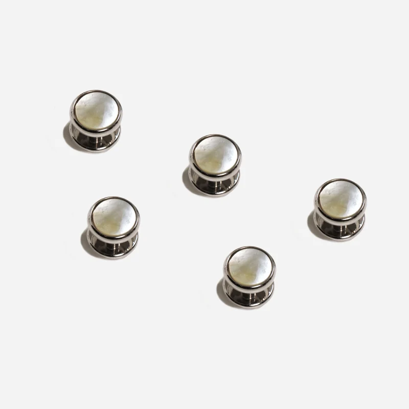 Tuxedo Mother of Pearl Five-Stud Set