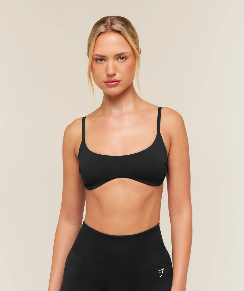 Gymshark Flutter Micro Sports Bra - Black