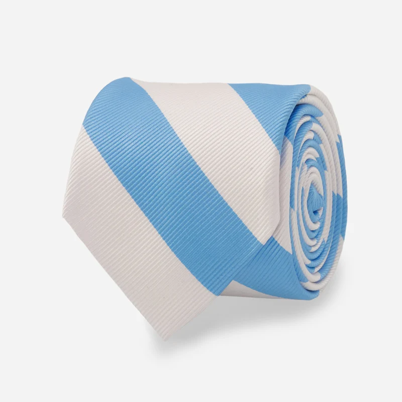 Alma Mater Heritage Old North Repp Blue Tie