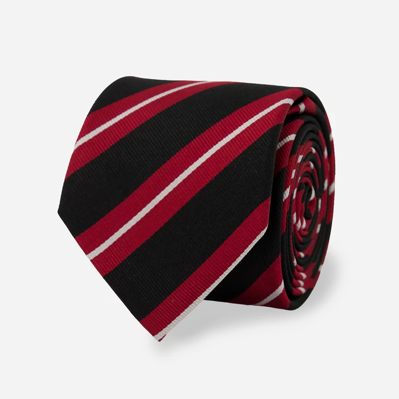 Alma Mater Heritage Verity Stripe Crimson Tie