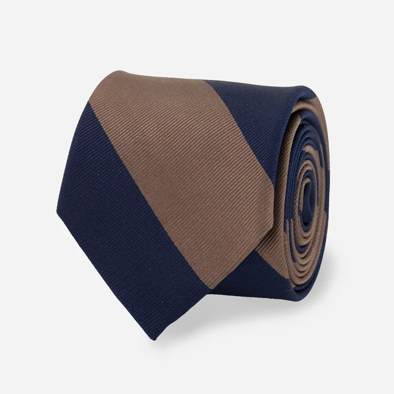 Alma Mater Heritage Stripe Sable Tie