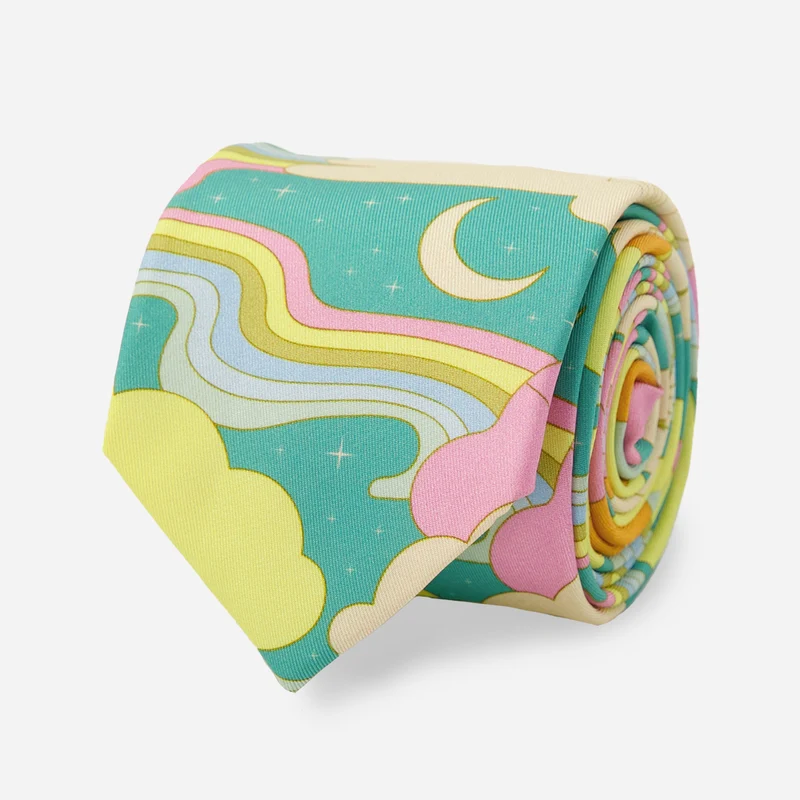 Elizabeth Olwen x The Tie Bar Sunscape Teal Tie