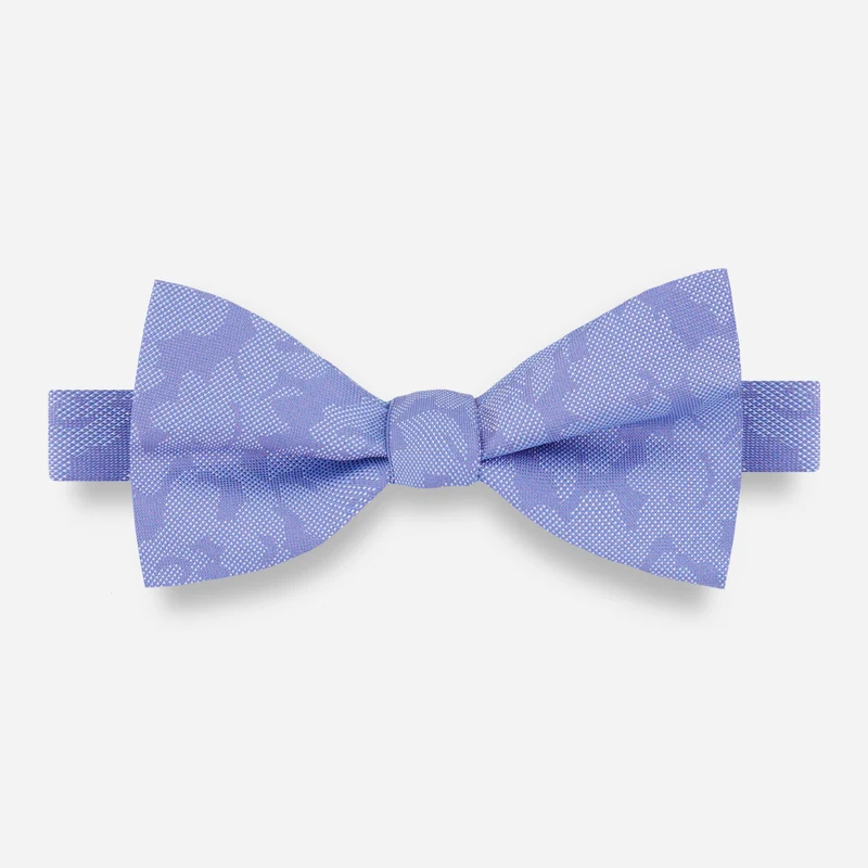 Refinado Floral Periwinkle Bow Tie