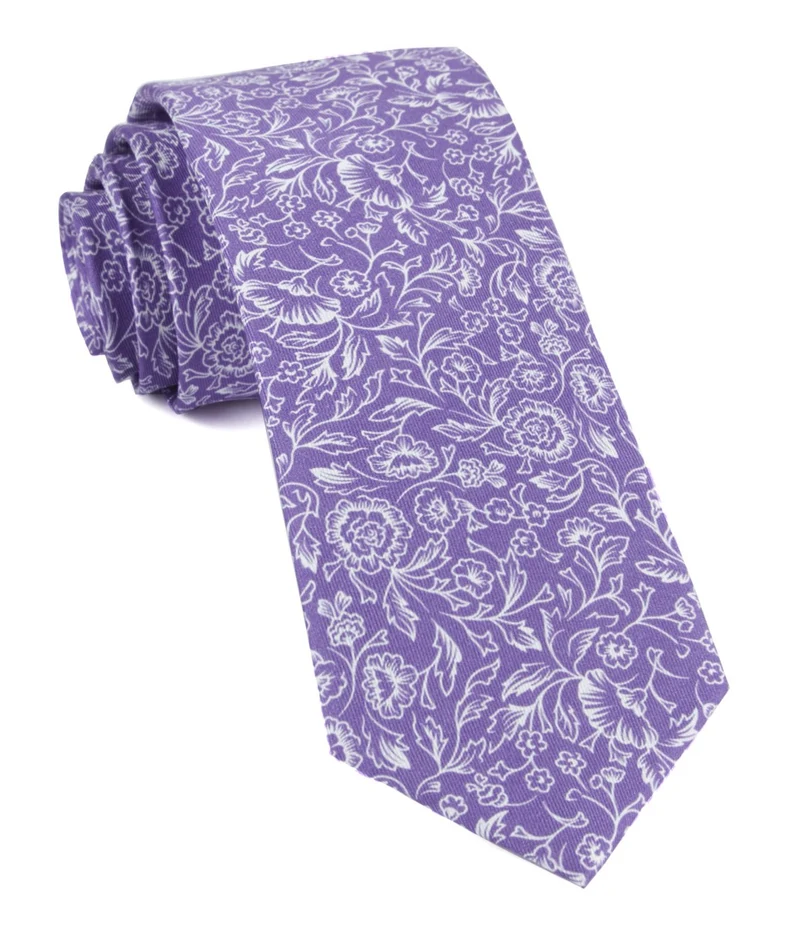 Bracken Blossom Wisteria Tie