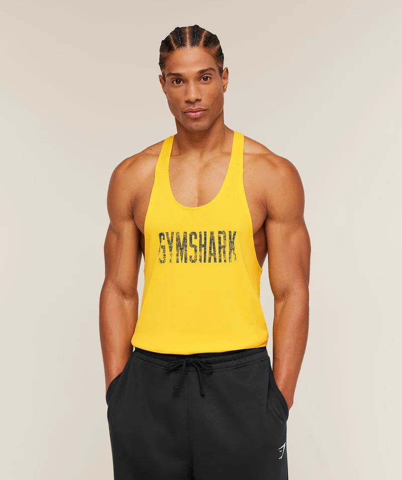 Gymshark Accent Tank - Athletic Yellow
