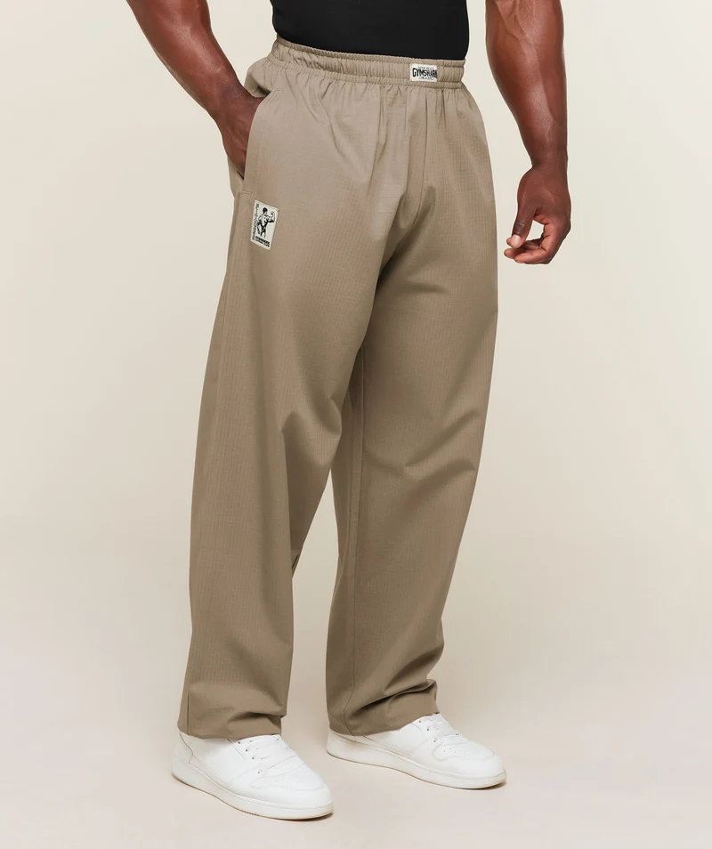 Gymshark Straight Leg Pumper Pants - Lifestyle Brown