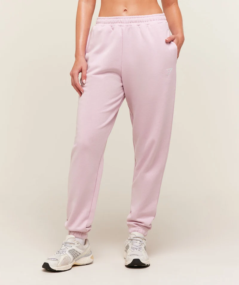 Gymshark Training Regular Fleece Joggers - Haze Pink