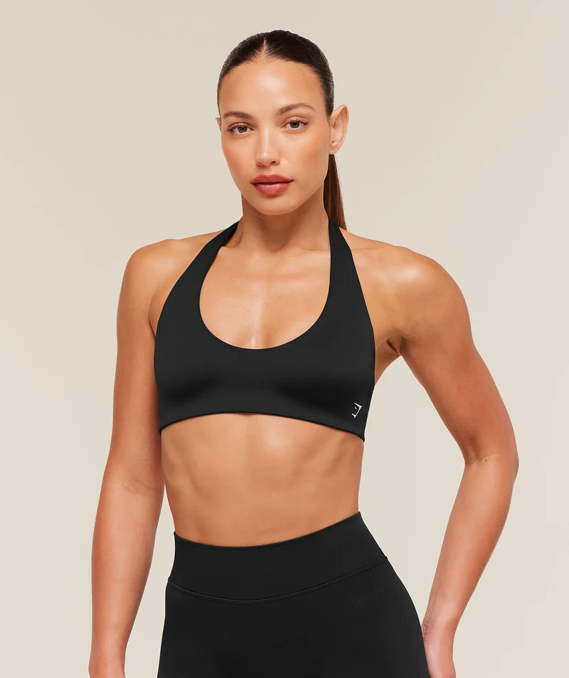 Gymshark Halter Bralette - Black