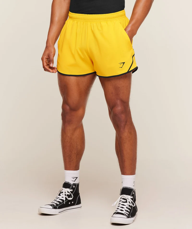 Gymshark Accent Conditioning Shorts - Athletic Yellow
