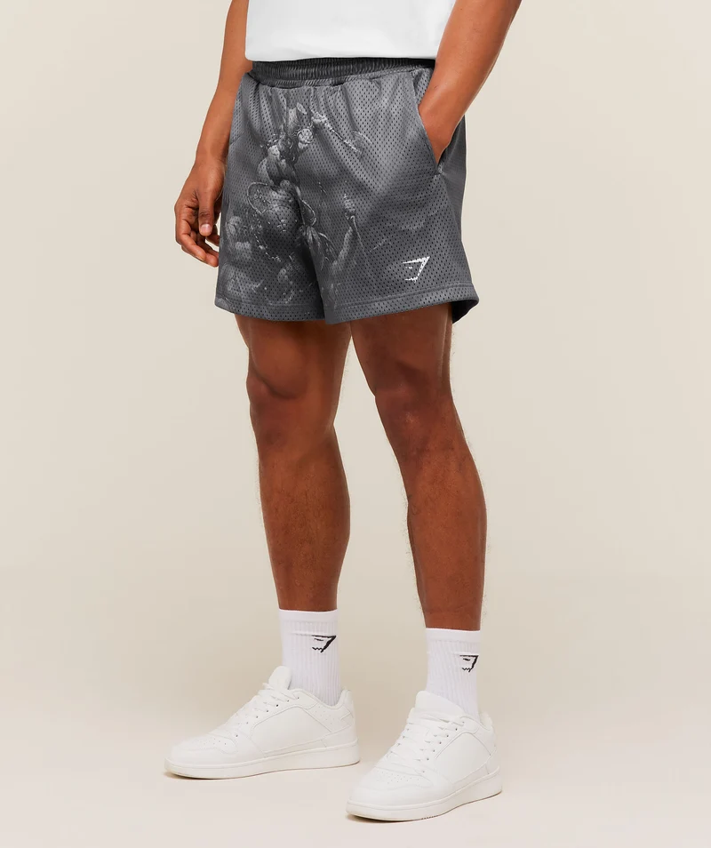 Gymshark x Frazetta Power Shorts - Onyx Grey