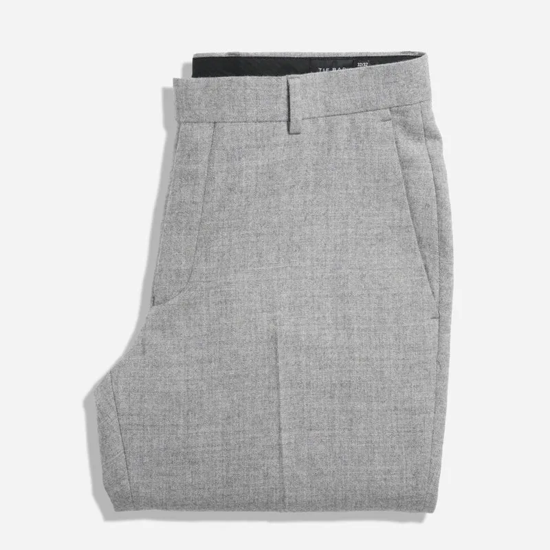 The Lakeshore Wool Flannel Grey Pants