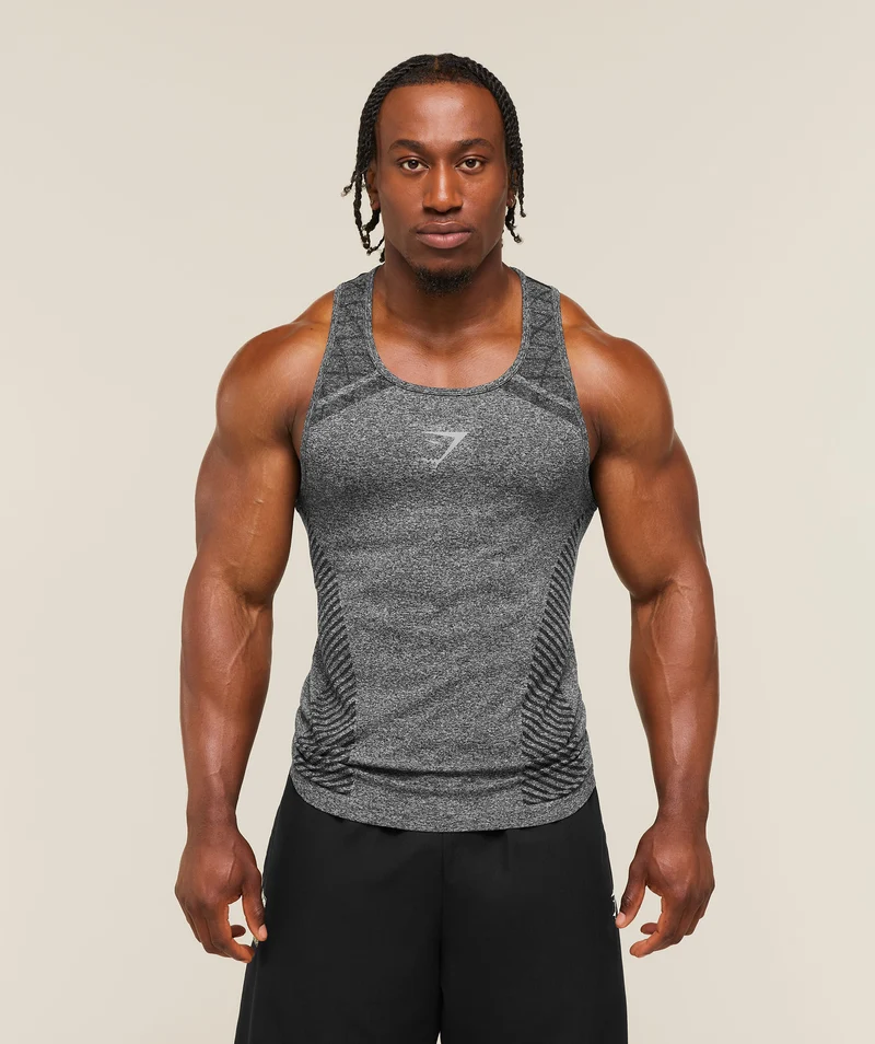 Gymshark Devant Seamless Tank - Black