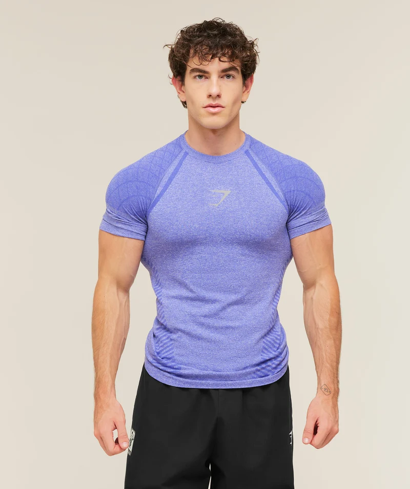 Gymshark Devant Seamless T-Shirt - Amethist