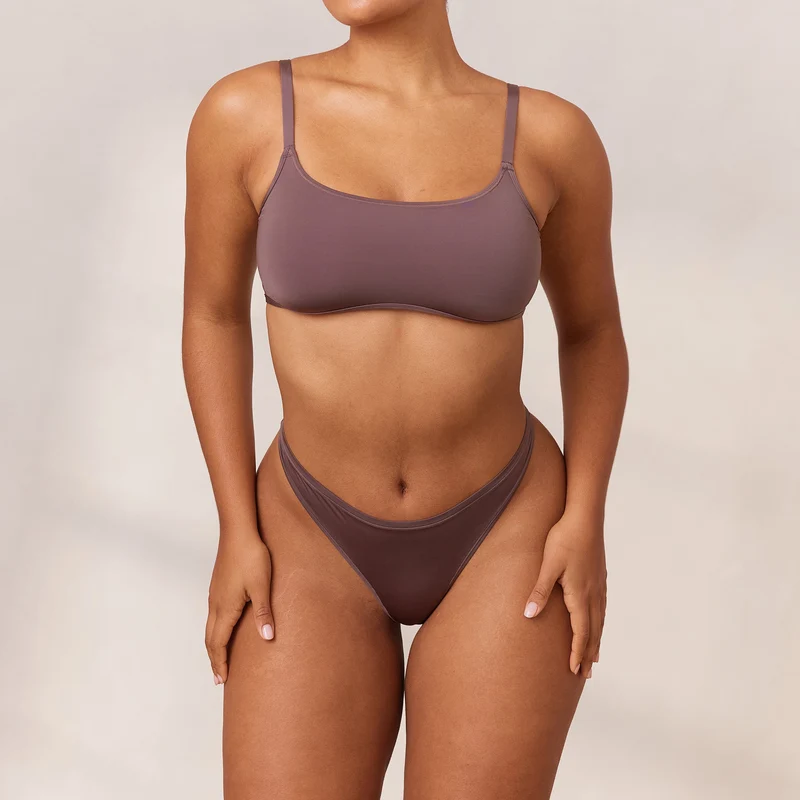 Barely There Bralette - Violettbrun