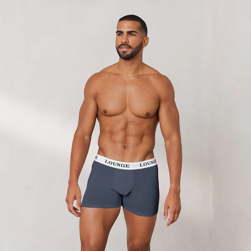 Everyday Boxershorts för Män (3-Pack) - Rökblå