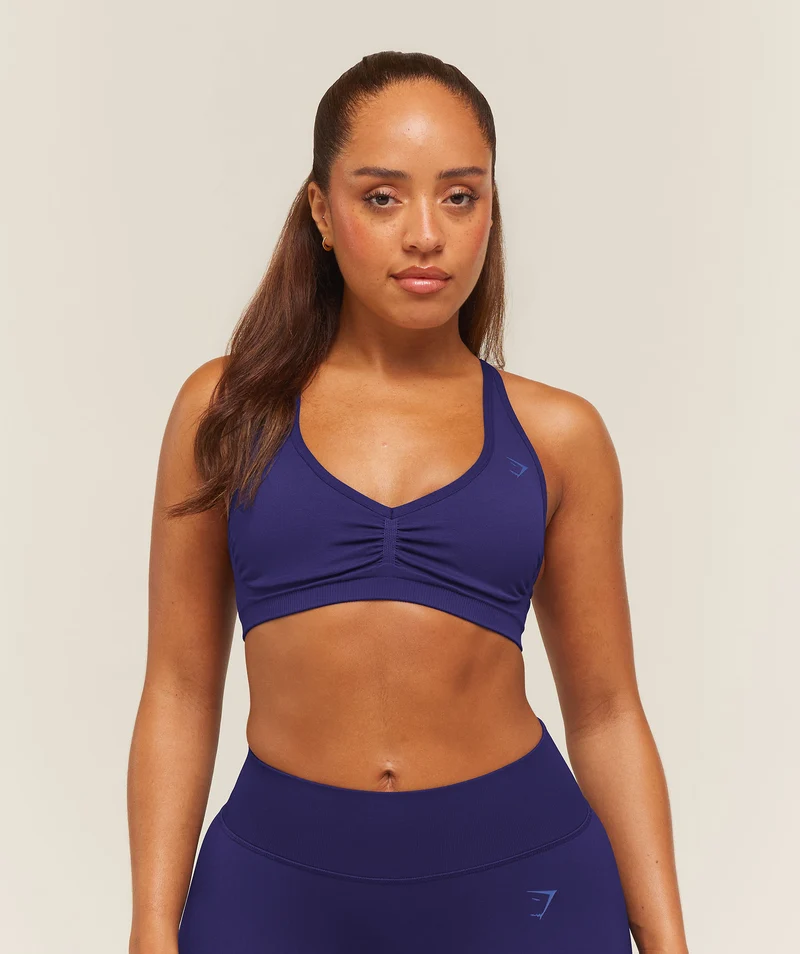 Gymshark Lift Seamless Sports Bra - Indigo Purple