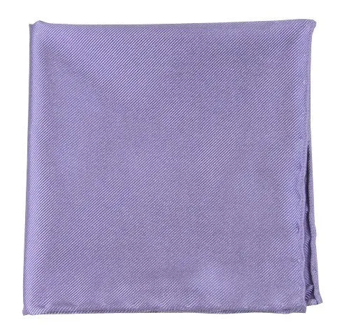 Solid Twill Lavender Pocket Square