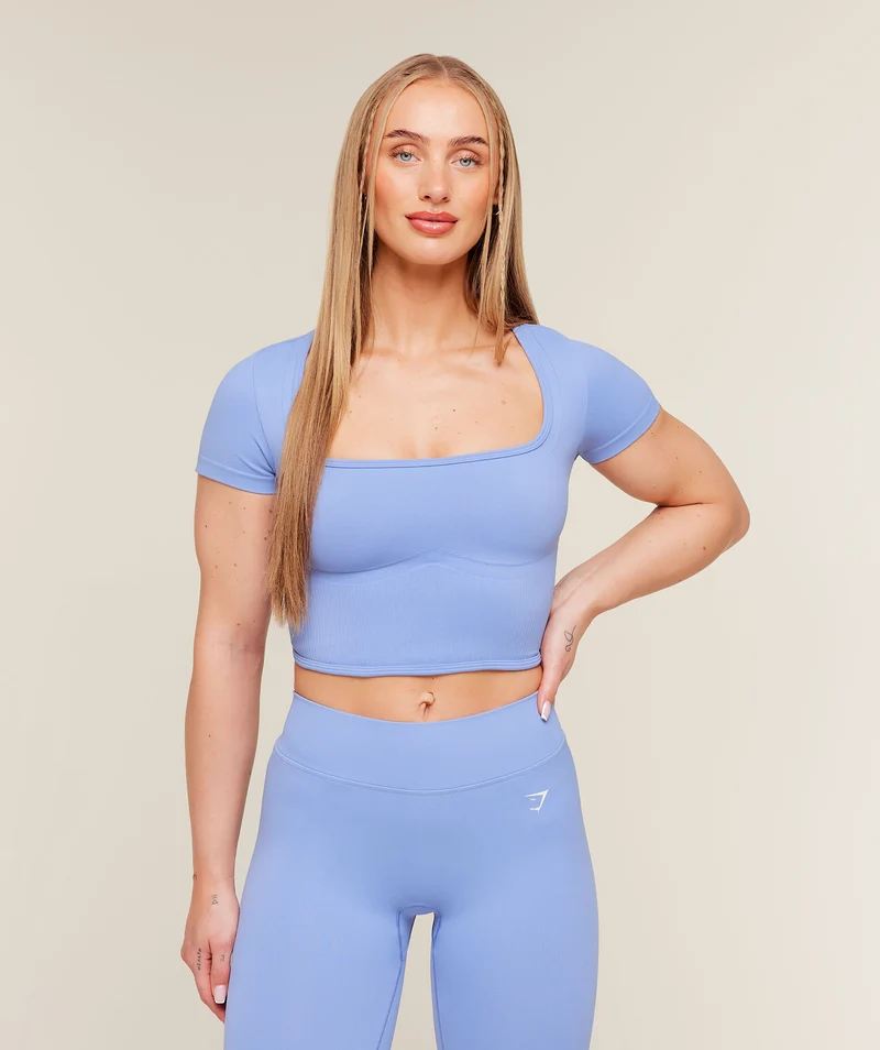 Gymshark x Bratz Crop Top - Steady Purple