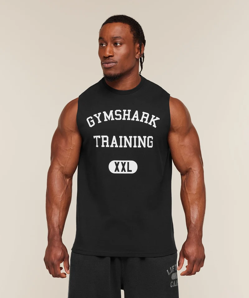 Gymshark Training Graphic Tank - Black