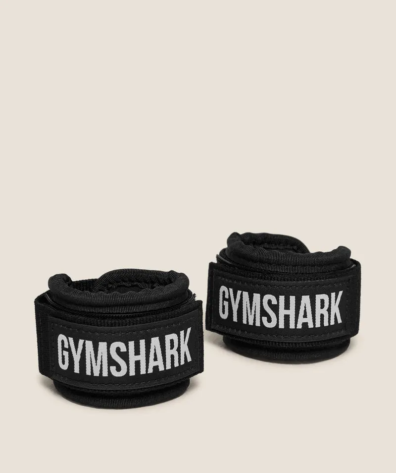 Gymshark Hybrid Training Wrist Straps - Black
