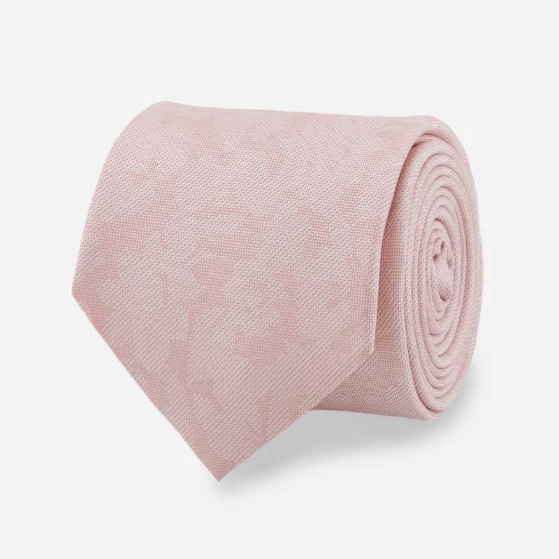 Refinado Floral Blush Pink Tie