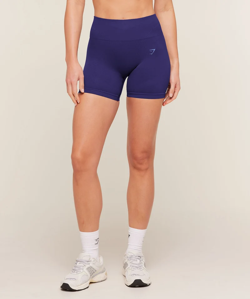 Gymshark Poise Seamless Shorts - Indigo Purple