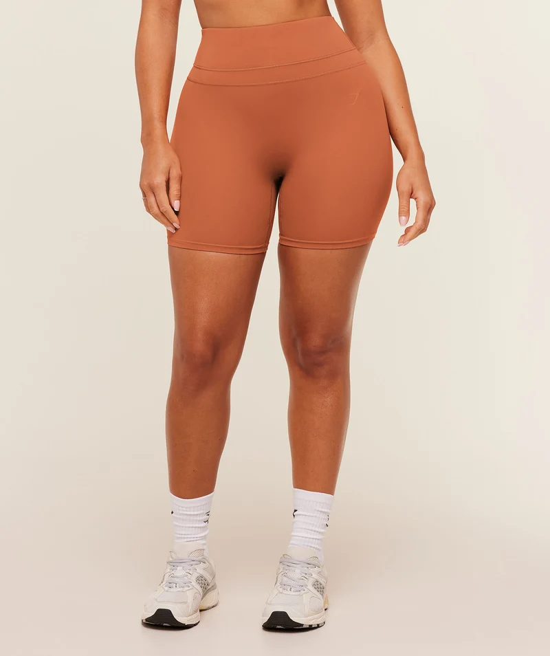 Gymshark Whitney Shorts - Terracotta Orange