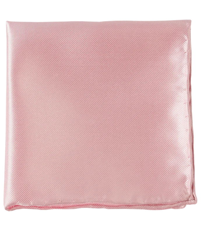 Solid Twill Light Pink Pocket Square