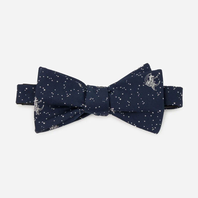 The Tie Bar x Miller High Life Girl In The Moon Midnight Navy Bow Tie