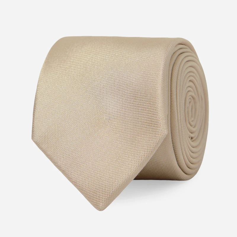 Mumu Weddings - Desert Solid Champagne Tie