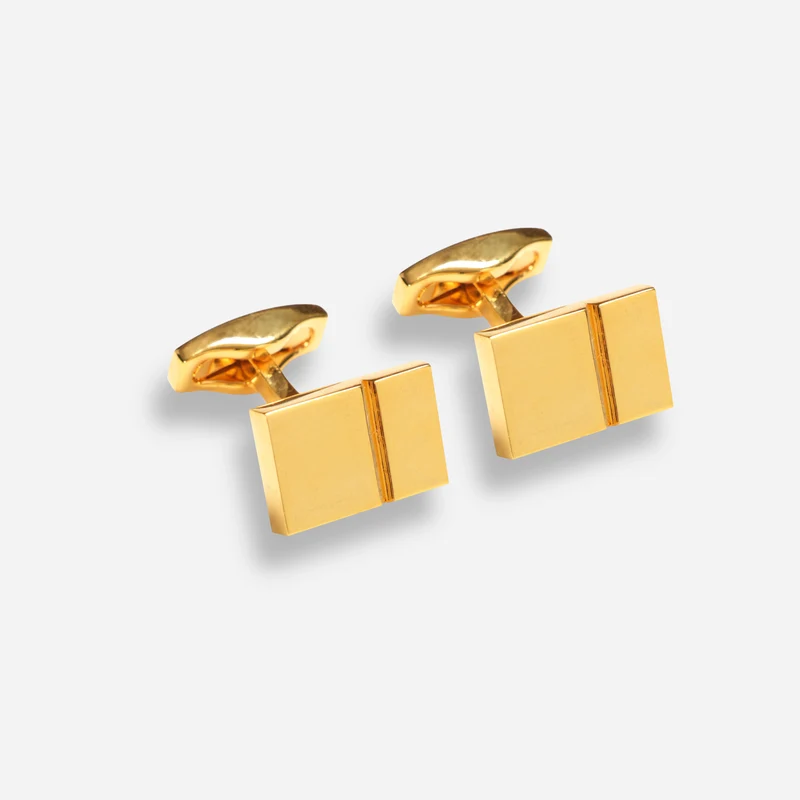 Bricked Gold Cufflinks