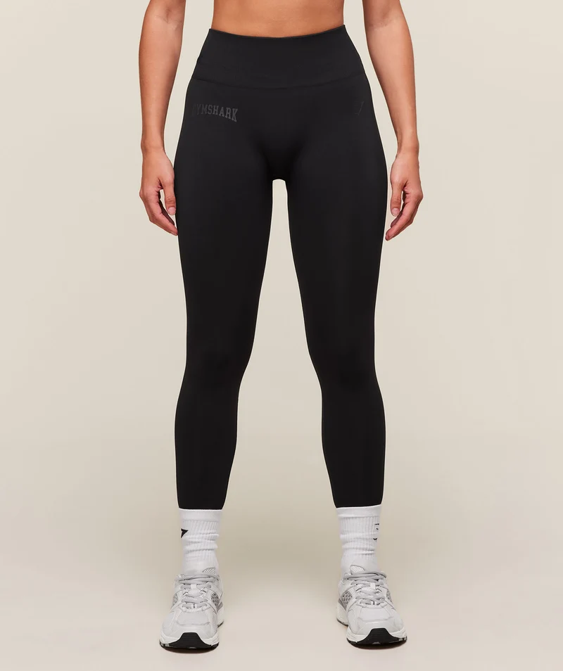 Gymshark Everyday Seamless Graphic Leggings - Black