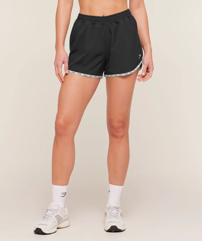 Gymshark Micro Logo Shorts - Black