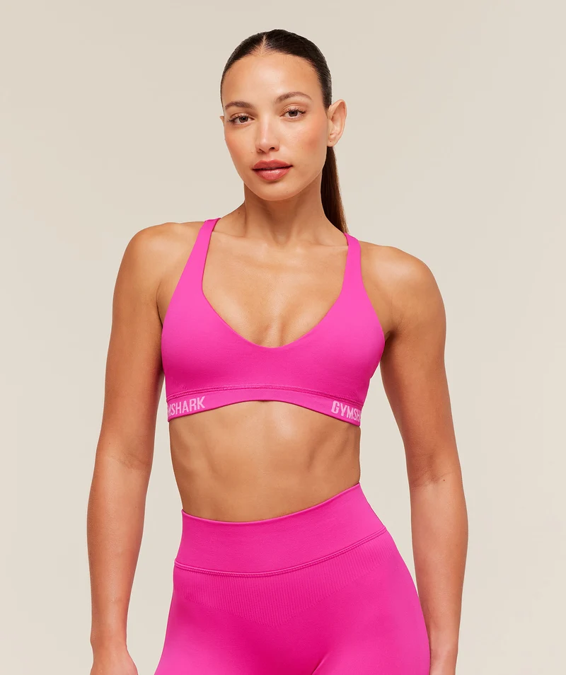 Gymshark Flex V4 Sports Bra - Super-Set Pink/P310