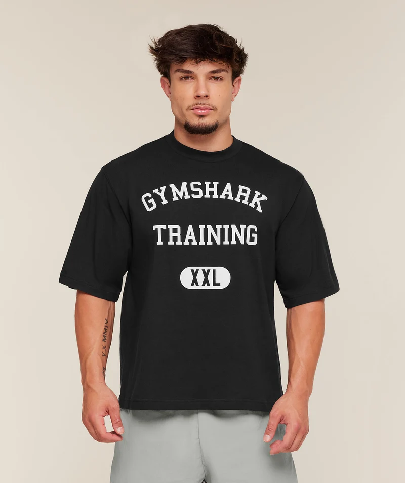 Gymshark Training Graphic T-Shirt - Black