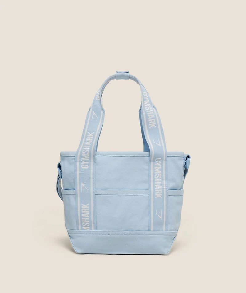 Gymshark Logo Mini Tote - Chilled Blue