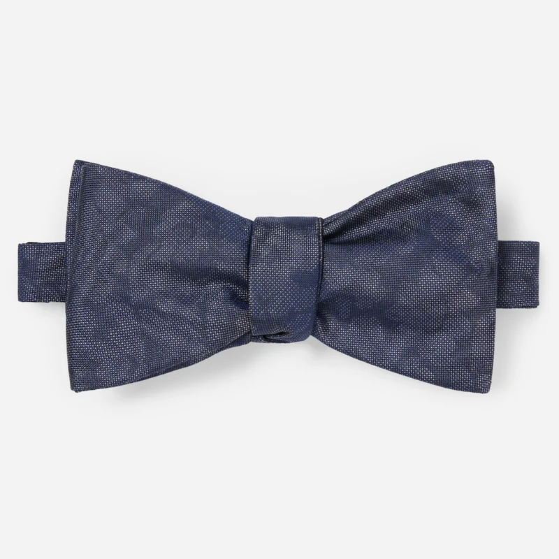 Refinado Floral Charcoal Bow Tie