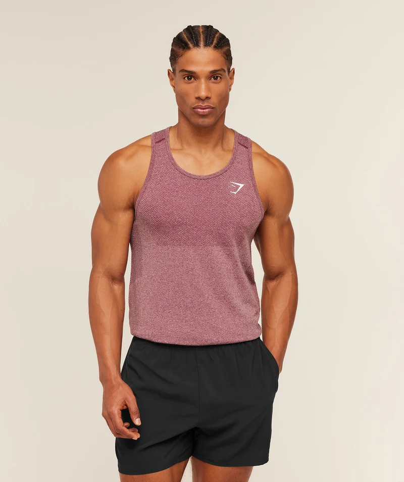Gymshark Vital Tank - White/Port