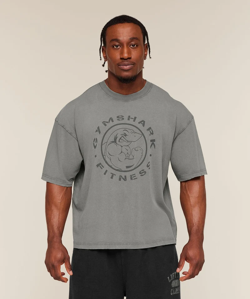 Gymshark Vintage Legacy T-Shirt - Ash Grey
