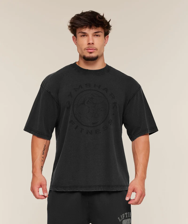 Gymshark Vintage Legacy T-Shirt - Black