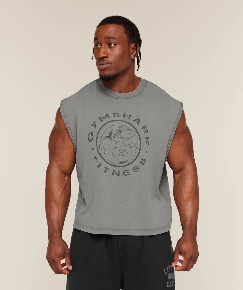 Gymshark Vintage Legacy Tank - Ash Grey