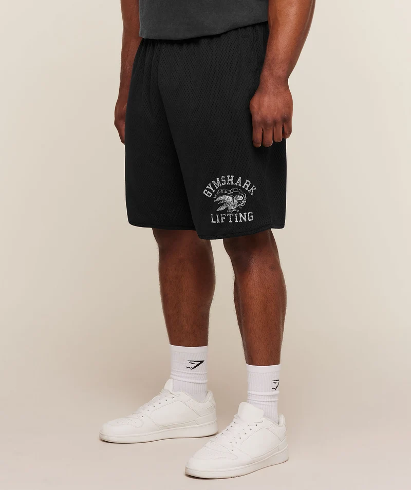 Gymshark Collective Mesh Shorts - Black