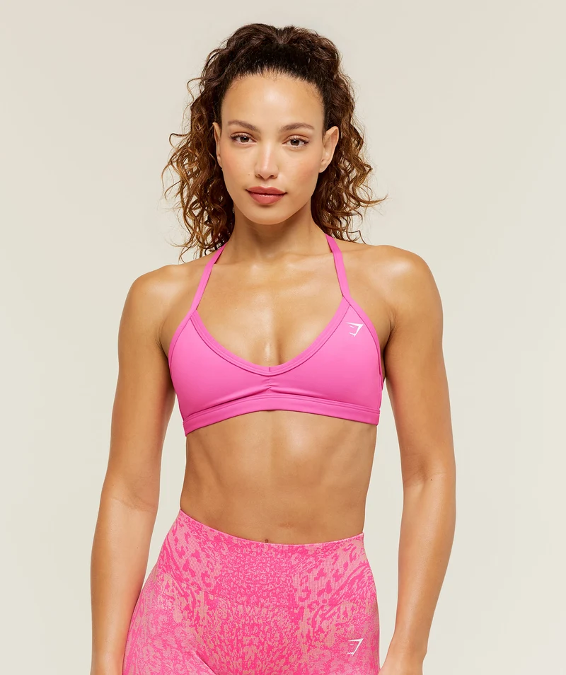 Gymshark Minimal Sports Bra - Electric Pink
