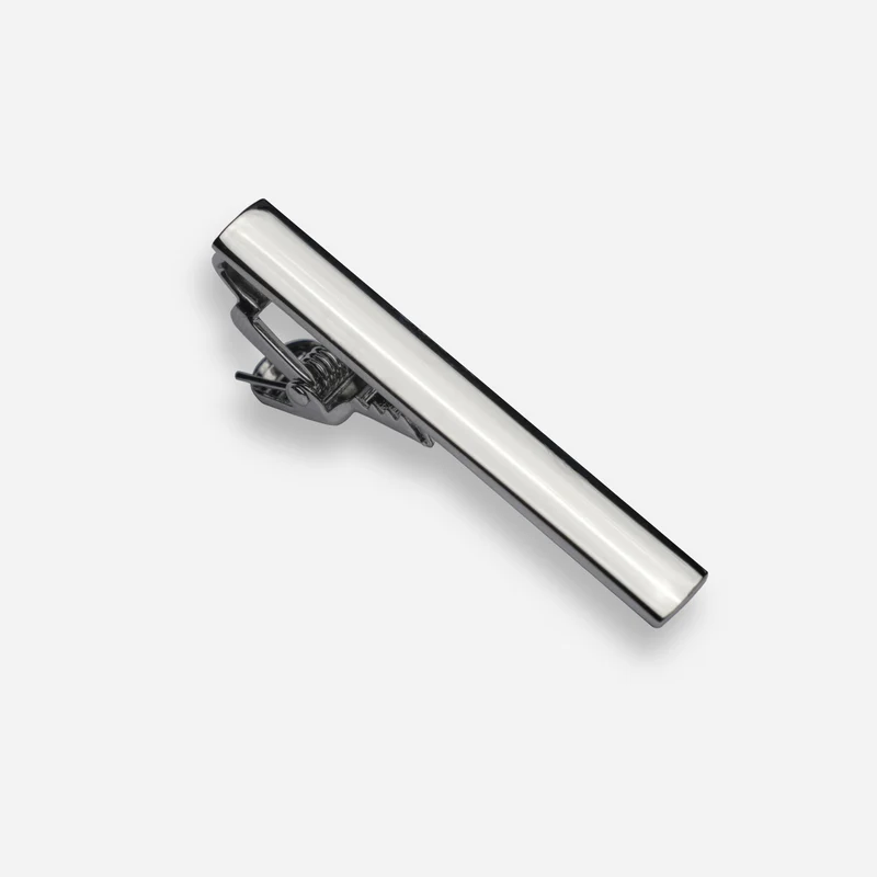 Silver Shot Tie Bar