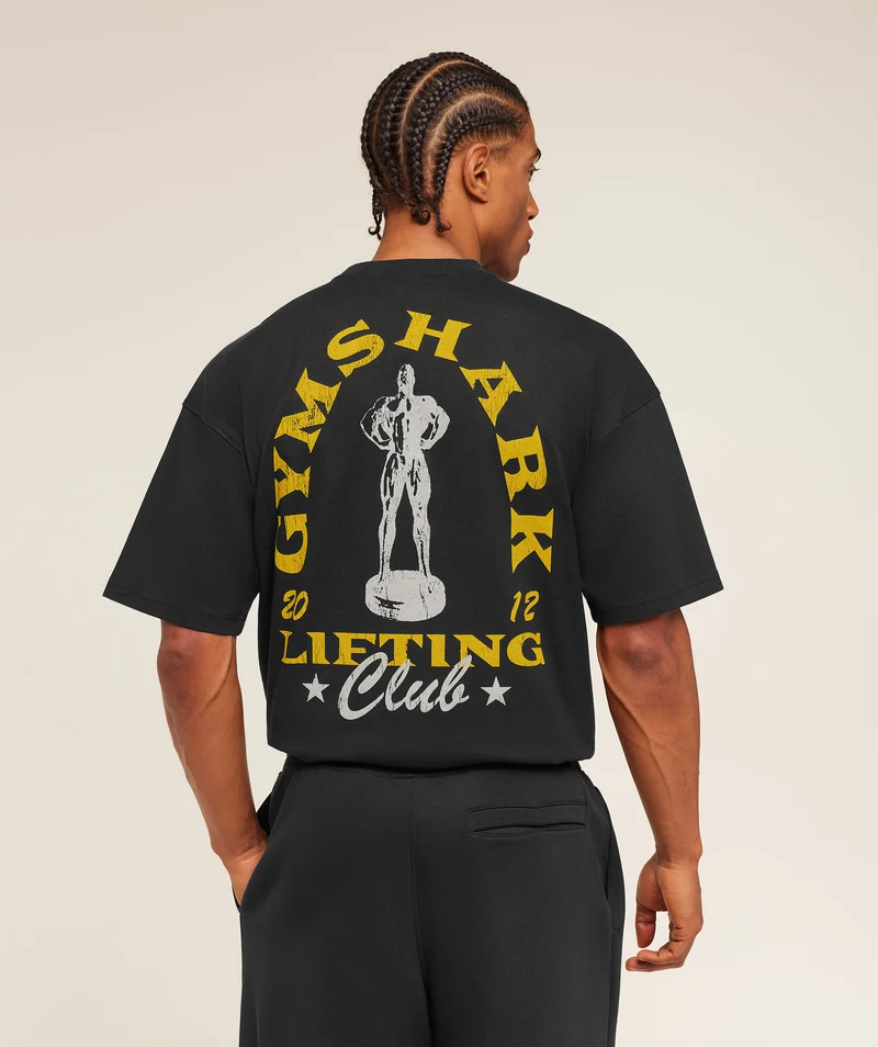 Gymshark Trophy Graphic T-Shirt - Black