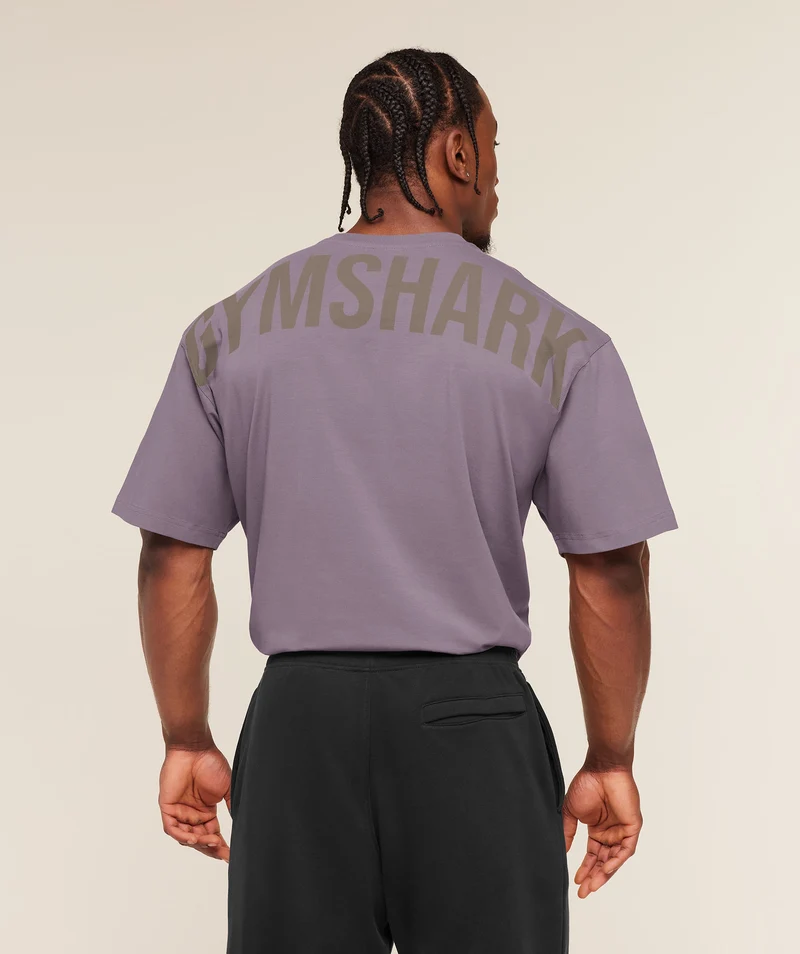Gymshark Power T-Shirt - Dusk Purple