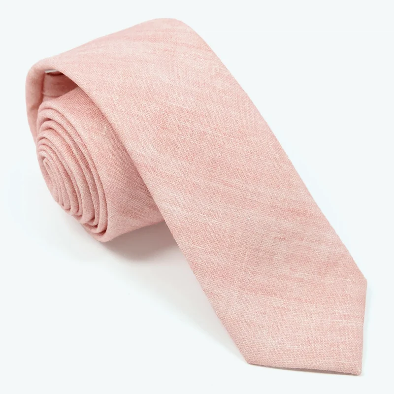Mumu Weddings - Freehand Solid Dusty Blush Tie