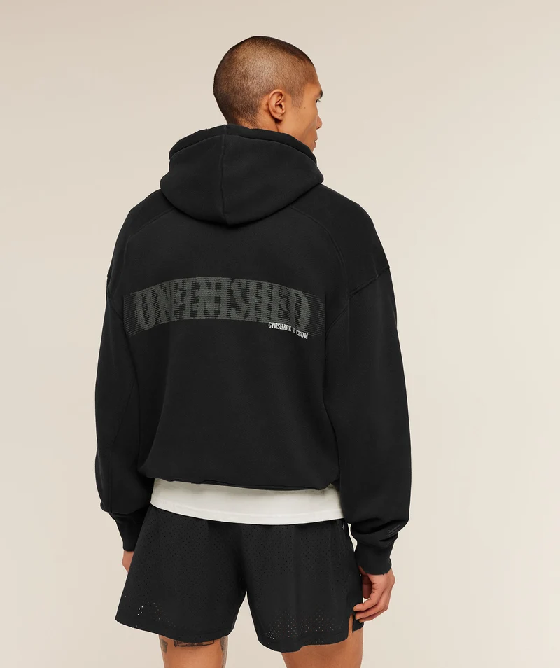 Gymshark x CBUM Washed Hoodie - Black