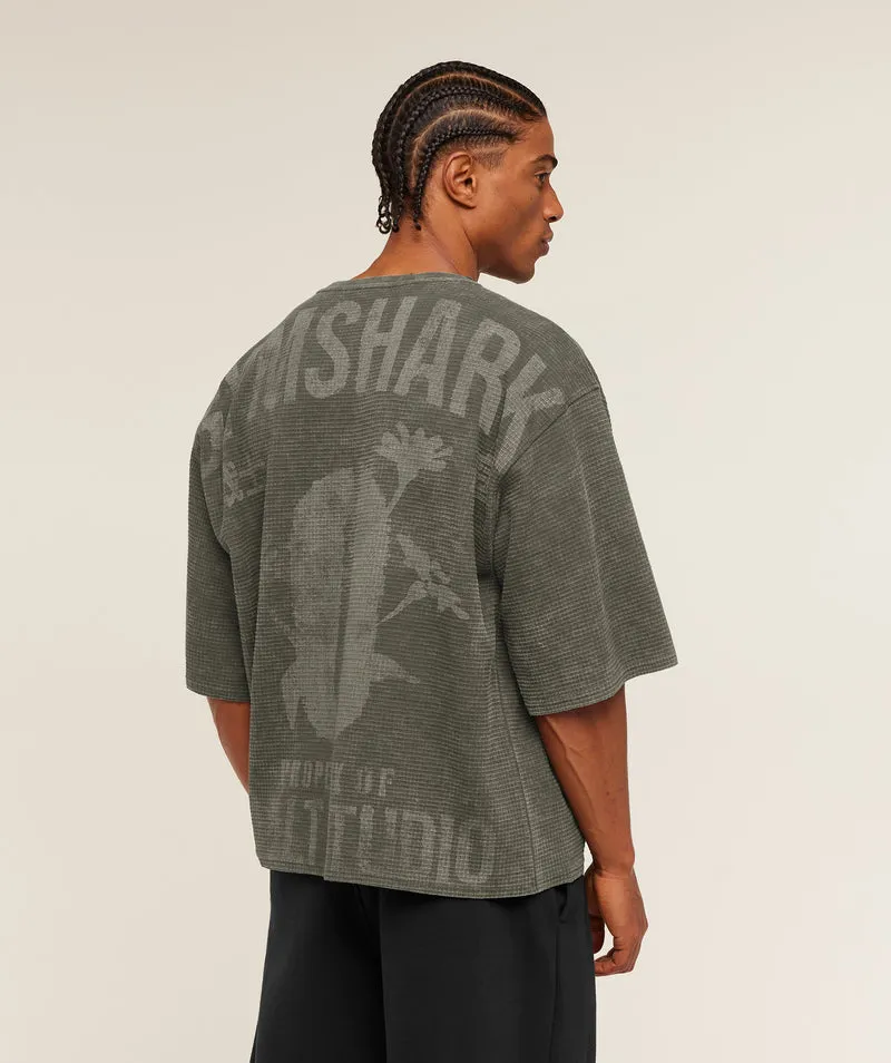 Gymshark x Saalt Studios Tee - Strength Green/Wash