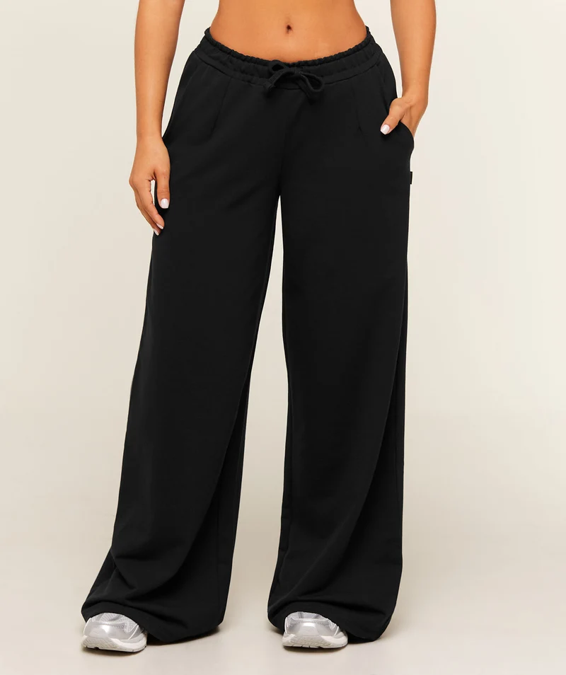 Gymshark Lightweight Wide Leg Pant Short - Black